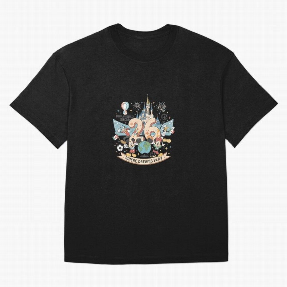 Dreamland Football 26 Oversized T-Shirt Follow the Final Road of the FIFA World Cup 2026 Group Stage Journey through Mbappe and Neymar Highlights, England Pride, Classic Soccer Heritage, Championship Pressure, Fan Loyalty and International Pride;