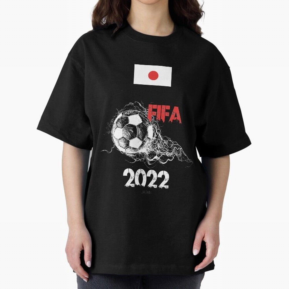 World Cup Qatar 2022 Japan Oversized T-Shirt Turn Football Passion into Match Day Hype around FIFA World Cup 2026 USA Canada Mexico, Cristiano Ronaldo, Haaland and CR7, Germany, Global Supporter Spirit, Legendary Goals, National Colors and