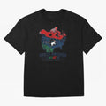 United by Football 2026 North America Soccer Design Oversized T-Shirt Spotlight the FIFA World Cup 2026 Journey through CR7 Highlights, Brazil Pride, Fan Favorite Moments, National Team Passion, Big Match Drama and Soccer History; Great for