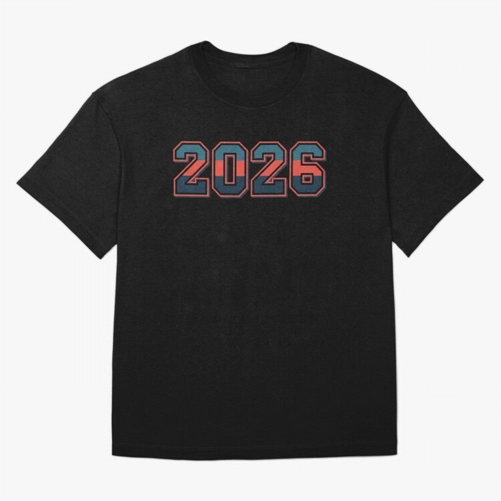 Vintage American 2026 Collegiate Style T-Shirt Sticker Design Oversized T-Shirt Treasure Global Football Passion for FIFA World Cup 2026 USA Canada Mexico, with CR7, Portugal, Spain and Germany, Supporter Pride, Iconic Celebrations, Legendary Names