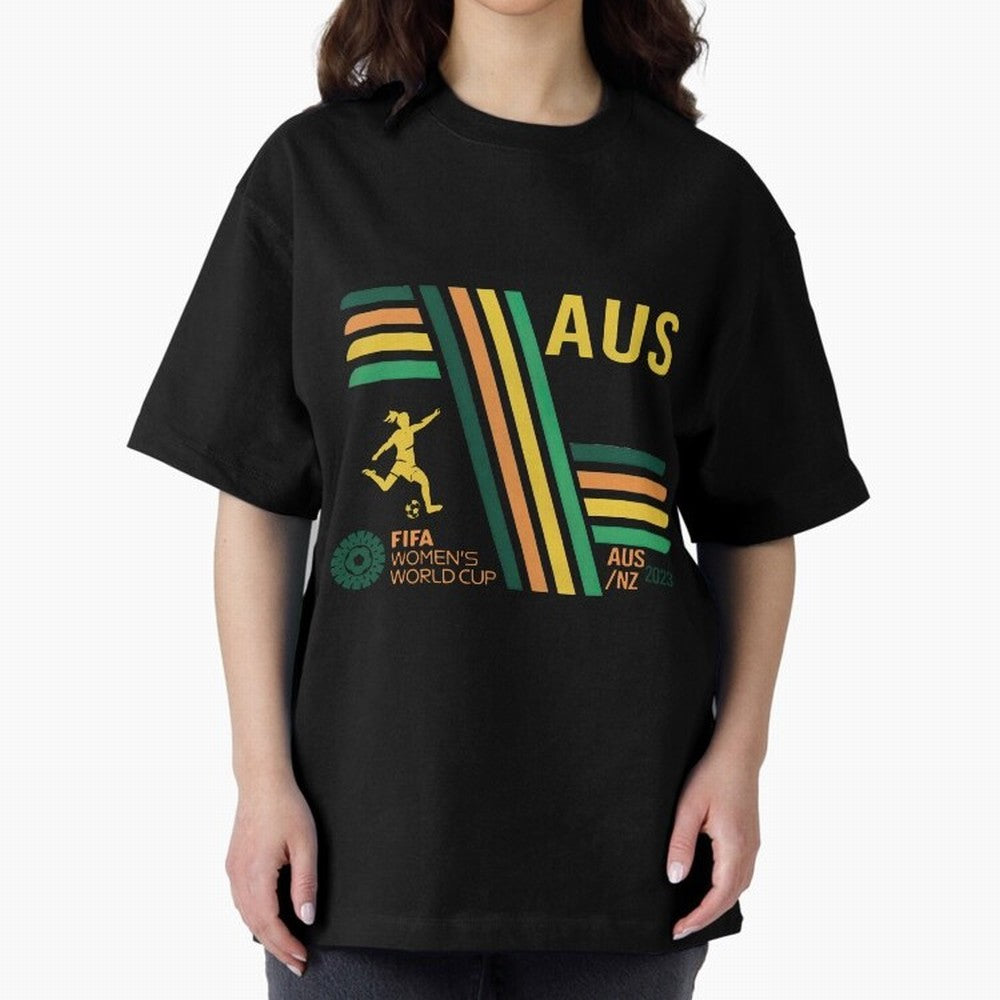 Australia Women's World Cup Oversized T-Shirt Support the Legends of Match Day Hype around FIFA World Cup 2026, Neymar, Argentina, Stadium Memories, Football Loyalty, International Chants and Championship Tradition; Ideal for Football Dads,