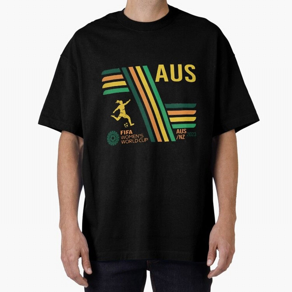 Australia Women's World Cup Oversized T-Shirt Support the Legends of Match Day Hype around FIFA World Cup 2026, Neymar, Argentina, Stadium Memories, Football Loyalty, International Chants and Championship Tradition; Ideal for Football Dads,