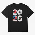 2026 North America Football Massive Event Soccer Ball Oversized T-Shirt Celebrate Unforgettable Nights in the FIFA World Cup 2026 Group Stage Journey through Cristiano Ronaldo, Haaland and CR7 Highlights, Germany Pride, Game Day Rituals, Football
