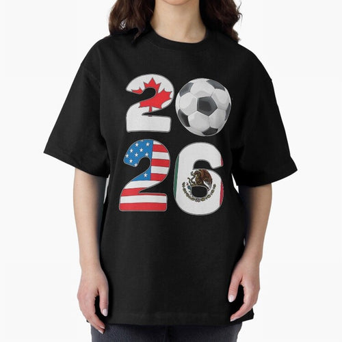2026 North America Football Massive Event Soccer Ball Oversized T-Shirt Celebrate Unforgettable Nights in the FIFA World Cup 2026 Group Stage Journey through Cristiano Ronaldo, Haaland and CR7 Highlights, Germany Pride, Game Day Rituals, Football