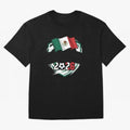 MEXICO World Cup 2026 Gift ¨C MEXICO Football Oversized T-Shirt Back Your Heroes with FIFA World Cup 2026 for Fans of Messi, CR7 and Mbappe and Portugal, Spain and Germany, Bringing Football Festival Excitement, Trophy Ambitions, Country Rivalries
