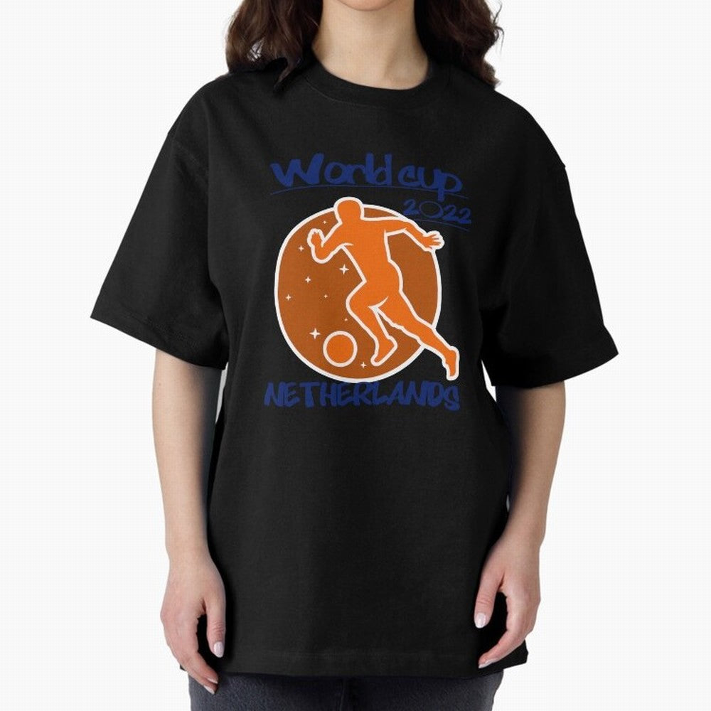 Netherlands World Cup 2022 Oversized T-Shirt Bring Trophy Dreams to FIFA World Cup 2026 Built around Messi, CR7 and Mbappe, England and Germany Energy, Sports Nostalgia, International Competition, Famous Players and Unforgettable Victories; Perfect