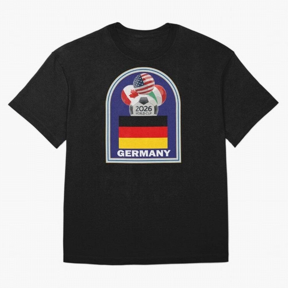 Germany 2026 Soccer T-shirt Oversized T-Shirt Honor the Football Icons of Global Football Passion for FIFA World Cup 2026 USA Canada Mexico, Connected to Cristiano Ronaldo, Netherlands, Supporter Pride, Iconic Celebrations, Legendary Names and