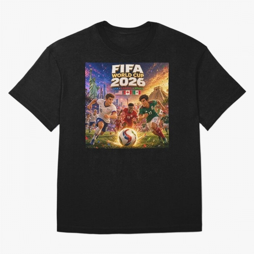 North America Football Festival 2026 #football 2026 Oversized T-Shirt Bring World Football Passion into FIFA World Cup 2026 Group Stage Filled with Haaland and Mbappe, Argentina and Brazil Energy, Worldwide Fan Energy, Dramatic Goals, Stadium