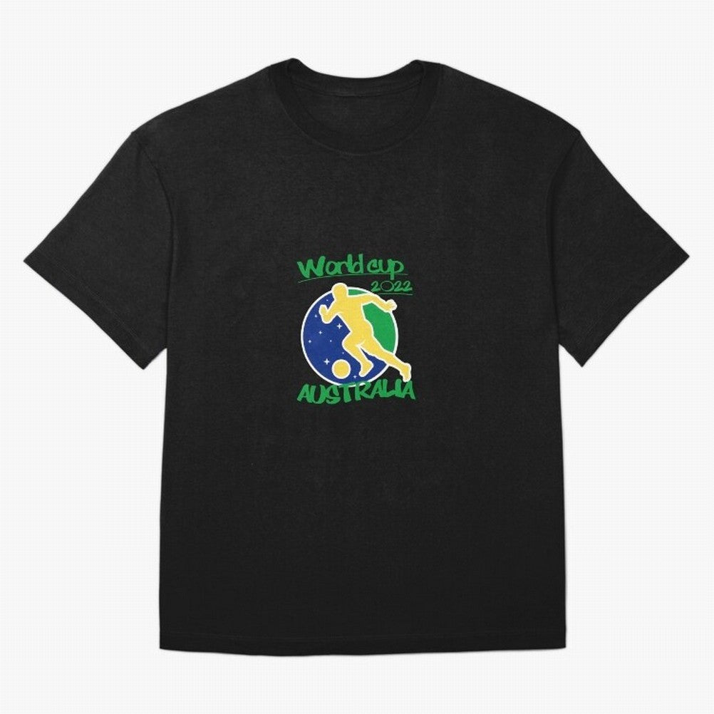 Australia World Cup 2022 Oversized T-Shirt Fuel the Hype around FIFA World Cup 2026 USA Canada Mexico for Fans of Messi and Cristiano Ronaldo and Netherlands, Bringing Football Passion, Legendary Performances, Festival Vibes and Supporter