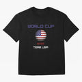 World cup 2022 Team USA Oversized T-Shirt Spotlight FIFA World Cup 2026 for Fans of Messi, CR7 and Mbappe and Portugal, Bringing Global Supporter Spirit, Legendary Goals, National Colors and Tournament Celebration; Perfect for People Who Love
