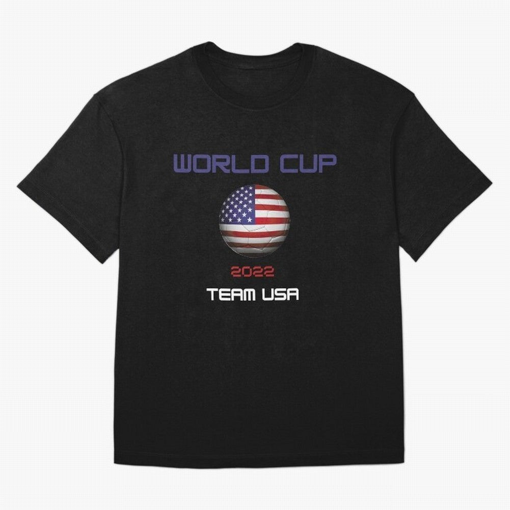 World cup 2022 Team USA Oversized T-Shirt Spotlight FIFA World Cup 2026 for Fans of Messi, CR7 and Mbappe and Portugal, Bringing Global Supporter Spirit, Legendary Goals, National Colors and Tournament Celebration; Perfect for People Who Love