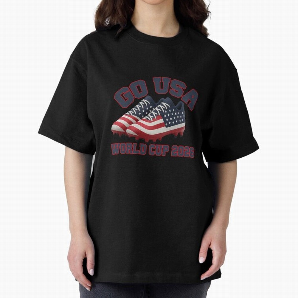 Go Usa. Usa 2026 World Cup 2026 World Cup Soccer Usa Soccer Usa Men Oversized T-Shirt Represent Fans Who Live for the FIFA World Cup 2026 Group Stage Journey through Messi, Neymar and Mbappe Highlights, France Pride, Soccer Culture, Superstar