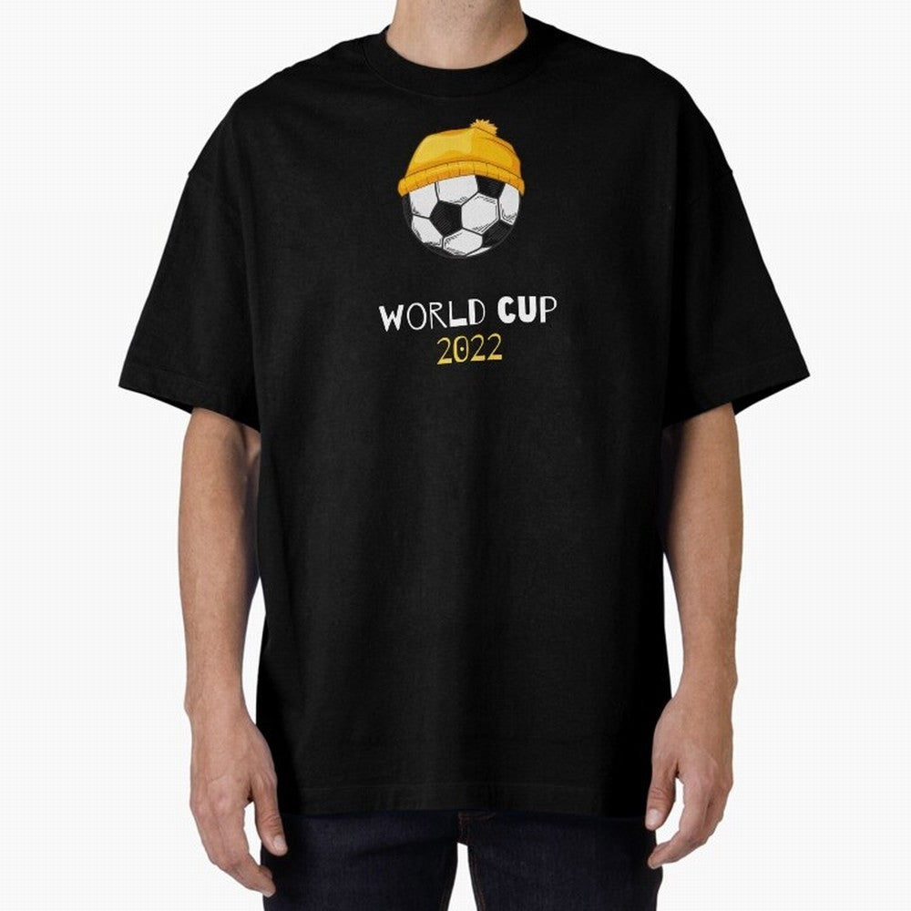 World Cup 2022 Qatar Oversized T-Shirt Fuel the Hype around Global Football Passion for FIFA World Cup 2026 USA Canada Mexico, Filled with Haaland and Mbappe, Brazil, Portugal and Argentina, Sports Nostalgia, International Competition, Famous