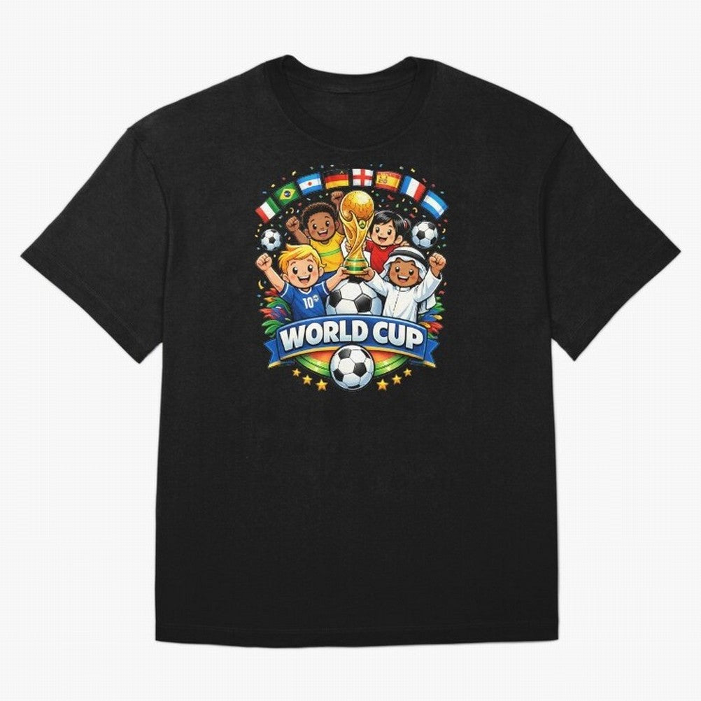 World Cup Football Oversized T-Shirt Celebrate Every Goal in FIFA World Cup 2026 Built around Cristiano Ronaldo, England, France and Netherlands Energy, Fan Favorite Moments, National Team Passion, Big Match Drama and Soccer History; Perfect for