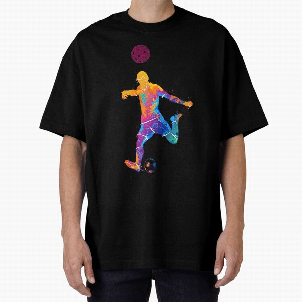 World Cup 2022 Family, Football Players, Football Lovers Oversized T-Shirt Relive the Noise and Pride of FIFA World Cup 2026 USA Canada Mexico for Fans of Cristiano Ronaldo and Spain, Bringing Championship Spirit, Famous Goals, Roaring Crowds and