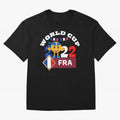 Fifa World Cup 2022. France 2022. Qatar 2022 Oversized T-Shirt Honor FIFA World Cup 2026 Spirit, Driven by Argentina and Brazil, Mbappe and Neymar, Game Day Rituals, Football Legends, Country Pride and the Road to the Final; Created for Match Day