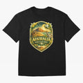 Australia FIFA World Cup 2026 Great Barrier Reef Outback Kangaroo Coast Oversized T-Shirt Carry FIFA World Cup 2026 USA Canada Mexico for Fans of Messi and Spain, Bringing Stadium Memories, Football Loyalty, International Chants and Championship
