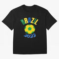 Brazil FIFA world cup 2022 T shirt Oversized T-Shirt Bring a Champion Mindset to FIFA World Cup 2026 Group Stage Spirit, Connected to Portugal, Neymar, Tournament Hype, Historic Matchups, Family Viewing Parties and Global Sports Pride; Made for