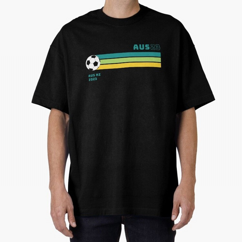 Australian Womens World Cup 2023 Oversized T-Shirt Show Your Love for FIFA World Cup 2026 USA Canada Mexico for Fans of Messi and Cristiano Ronaldo and England, Bringing Soccer Culture, Superstar Moments, National Team Dreams and Competitive Fire;