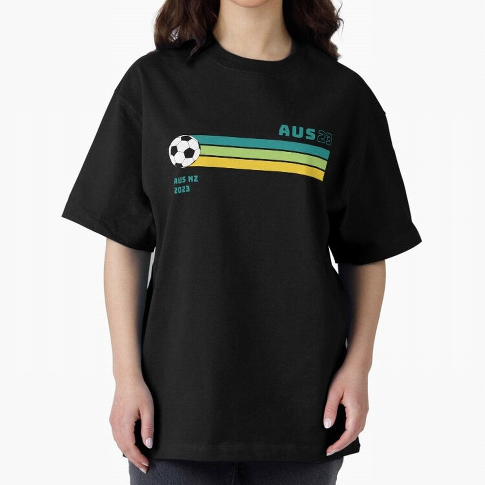 Australian Womens World Cup 2023 Oversized T-Shirt Show Your Love for FIFA World Cup 2026 USA Canada Mexico for Fans of Messi and Cristiano Ronaldo and England, Bringing Soccer Culture, Superstar Moments, National Team Dreams and Competitive Fire;