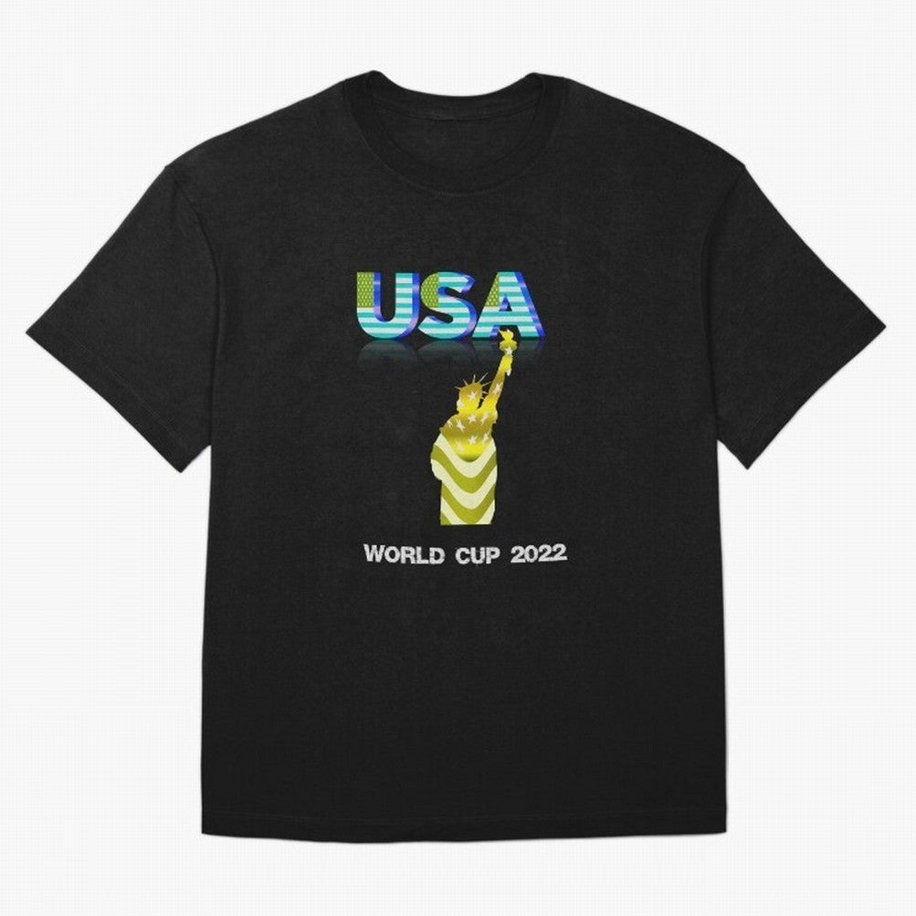 USA World Cup 2022 Oversized T-Shirt Honor the FIFA World Cup 2026 Journey through Haaland Highlights, England, France and Netherlands Pride, Football Passion, Legendary Performances, Festival Vibes and Supporter Community; Ideal for Passionate
