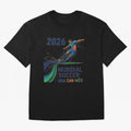 Triangular Goal Art 2026 Oversized T-Shirt Make Your Look Match Global Football Passion for FIFA World Cup 2026 USA Canada Mexico, Inspired by Messi and Cristiano Ronaldo, Spain and Netherlands, Tournament Hype, Historic Matchups, Family Viewing
