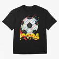 FOOTBALL 2024 Oversized T-Shirt Show Your Stadium Side during Match Day Hype around FIFA World Cup 2026 Group Stage, Neymar, Brazil, Global Supporter Spirit, Legendary Goals, National Colors and Tournament Celebration; Great for Watch Parties,