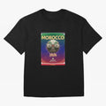 Morocco 2026 World Cup - Traditional Zellige Football Oversized T-Shirt Turn Every Weekend Toward Match Day Hype around FIFA World Cup 2026, CR7 and Messi, Spain, Supporter Pride, Iconic Celebrations, Legendary Names and Global Match Day Energy;