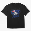 Australia Soccer 2026: Grunge Flag & Football Pride Oversized T-Shirt Show Championship Spirit for Match Day Hype around FIFA World Cup 2026, Neymar, England and Germany, Global Supporter Spirit, Legendary Goals, National Colors and Tournament