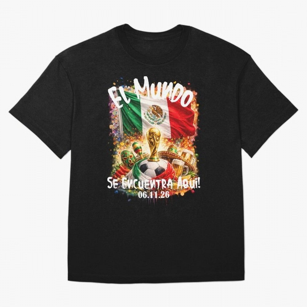 World Cup 2026 Oversized T-Shirt Feel International Energy from FIFA World Cup 2026 Inspired by Mbappe, Spain Energy, Soccer Culture, Superstar Moments, National Team Dreams and Competitive Fire; Great for Watch Parties, Sports Bars, Family Nights,