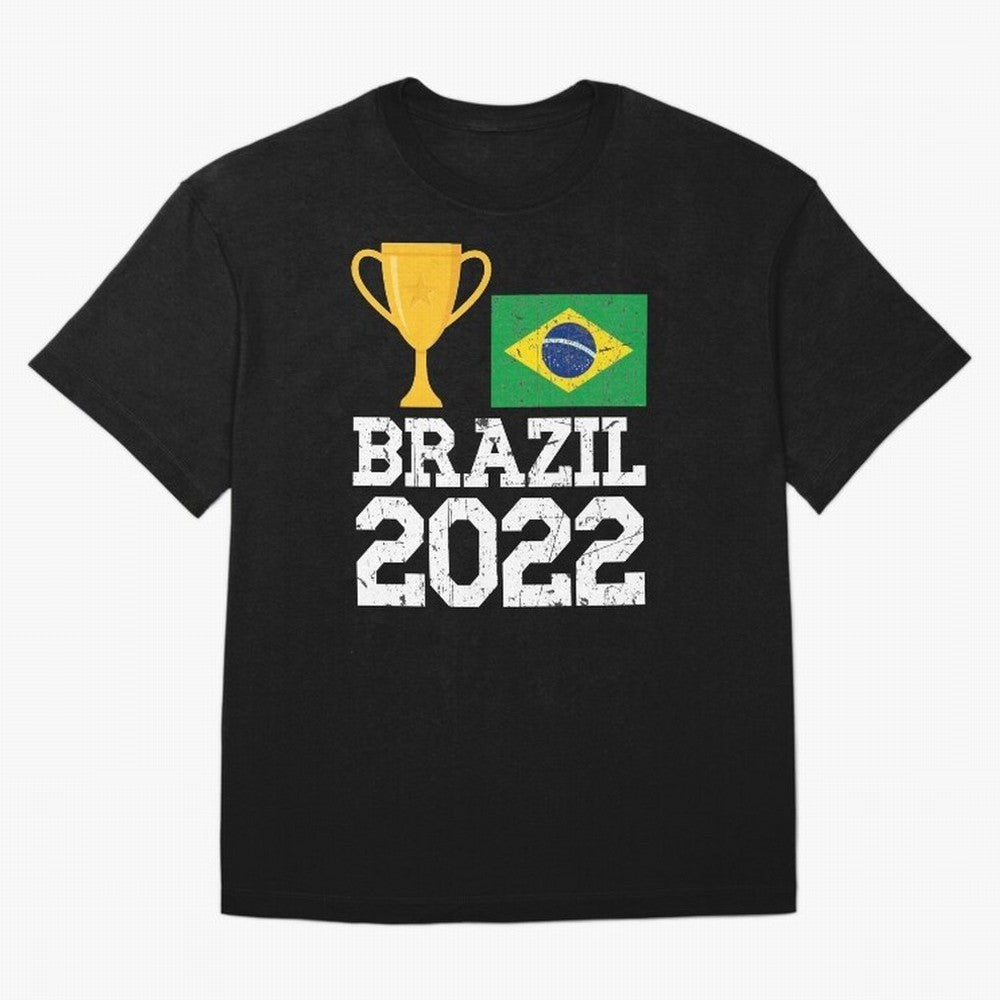 Brazil Soccer Team Fan Football Brazilian Flag 2022 T-Shirt - Brazil T shirt Soccer - Brazil Flag Vintage - Brazilian Oversized T-Shirt Honor Champions and Dreams in Match Day Hype around FIFA World Cup 2026, Messi, England and Germany, Vintage