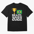 Brazil Soccer Team Fan Football Brazilian Flag 2022 T-Shirt - Brazil T shirt Soccer - Brazil Flag Vintage - Brazilian Oversized T-Shirt Honor Champions and Dreams in Match Day Hype around FIFA World Cup 2026, Messi, England and Germany, Vintage