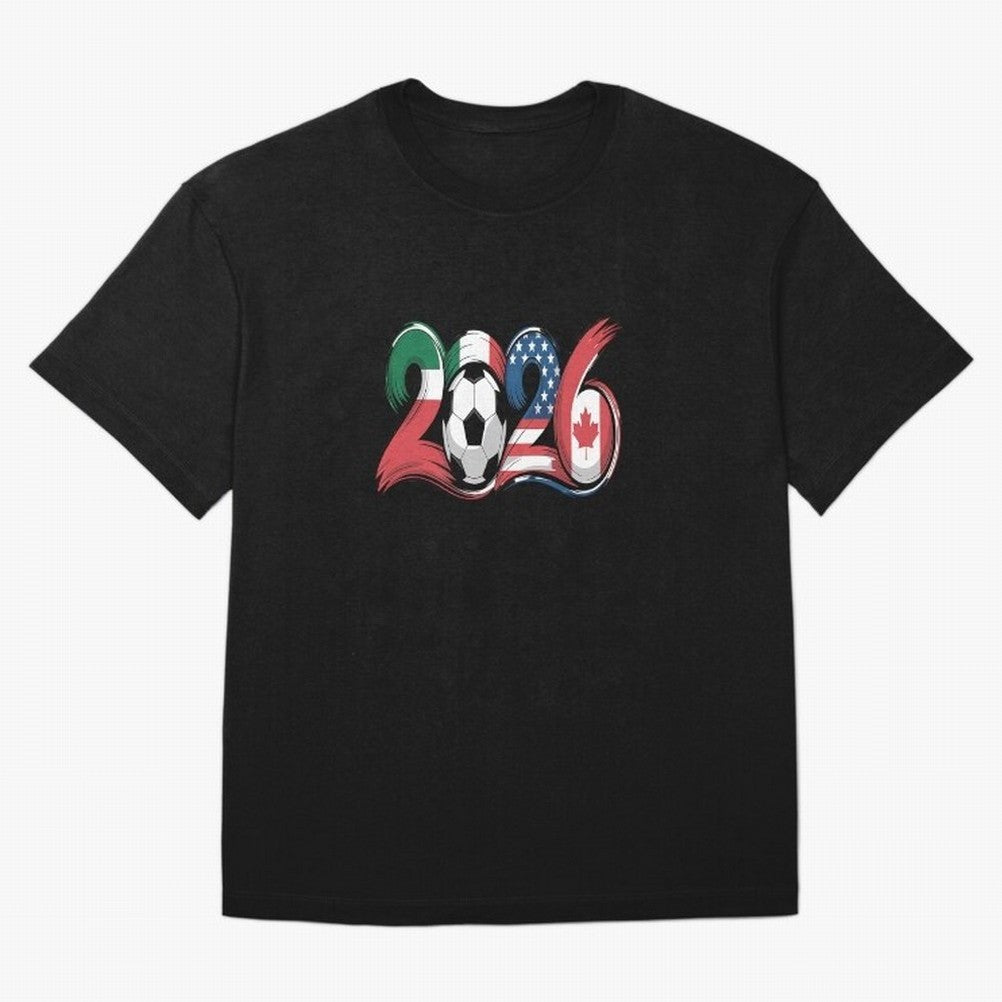 2026 Soccer Play Game Year Players Oversized T-Shirt Join Supporters Worldwide for Global Football Passion for FIFA World Cup 2026 USA Canada Mexico, Inspired by Cristiano Ronaldo, Haaland and CR7, Germany, Football History, Final Match Energy,