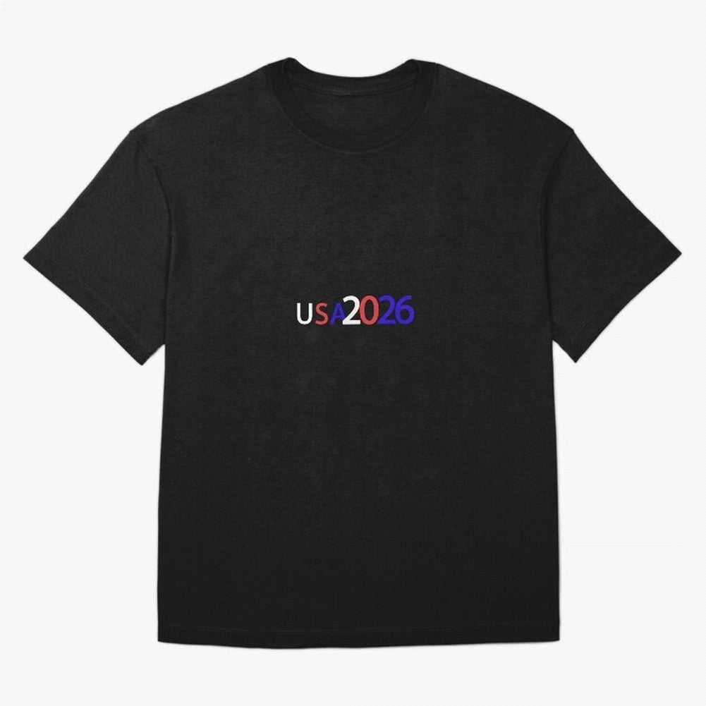 USA 2026 Oversized T-Shirt Honor the Beautiful Game during FIFA World Cup 2026 for Fans of Messi, CR7 and Mbappe and Germany, Bringing Stadium Chants, National Pride, Trophy Dreams and Unforgettable Football Memories; Ideal for Football Dads,