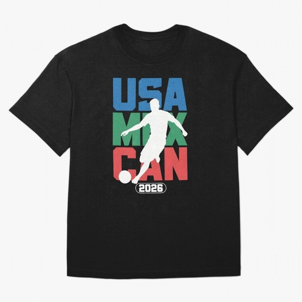 2026 World Cup USA, CAN, MEX Oversized T-Shirt Make Your Look Match Match Day Hype around FIFA World Cup 2026 Group Stage, Mbappe, Argentina and Brazil, Tournament Hype, Historic Matchups, Family Viewing Parties and Global Sports Pride; Ideal for