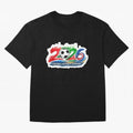 Football Without Borders 2026 Artistic Logo Oversized T-Shirt Support Iconic Players in FIFA World Cup 2026 Spirit, Centered on France and Portugal, Messi and Cristiano Ronaldo, Global Supporter Spirit, Legendary Goals, National Colors and
