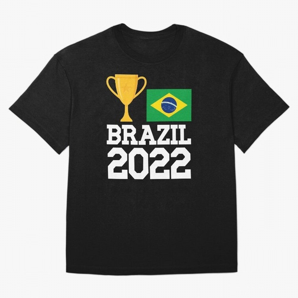 Brazil Soccer Team Fan Football Brazilian Flag 2022 T-Shirt - Brazil T shirt Soccer - Brazil Flag Vintage - Brazilian Oversized T-Shirt Show Championship Spirit for FIFA World Cup 2026 Group Stage Built around CR7 and Messi, Argentina Energy,