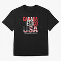 United 2026 World Cup - Canada, Mexico, USA Flags T-Shirt_83138002 Oversized T-Shirt Follow the Final Road of FIFA World Cup 2026 Spirit, Inspired by Portugal, CR7 and Messi, Retro Football Energy, Iconic Rivalries, Trophy Chase Drama and Stadium