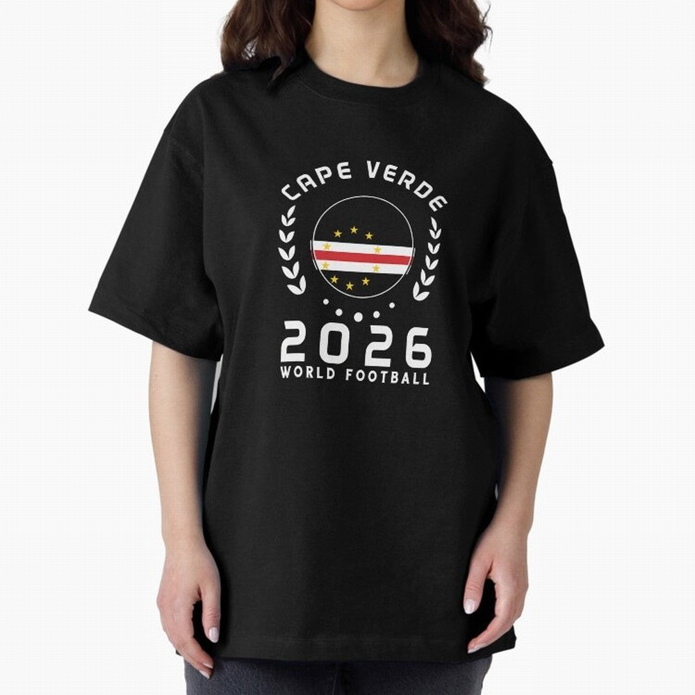 World Cup 2026 Cape Verde Football Fan Cape Verdean Supporter Gift T-Shirt_85310196 Oversized T-Shirt Bring Legendary Rivalry Energy to the FIFA World Cup 2026 Journey through Messi Highlights, Brazil, Portugal and Argentina Pride, Goal Celebration