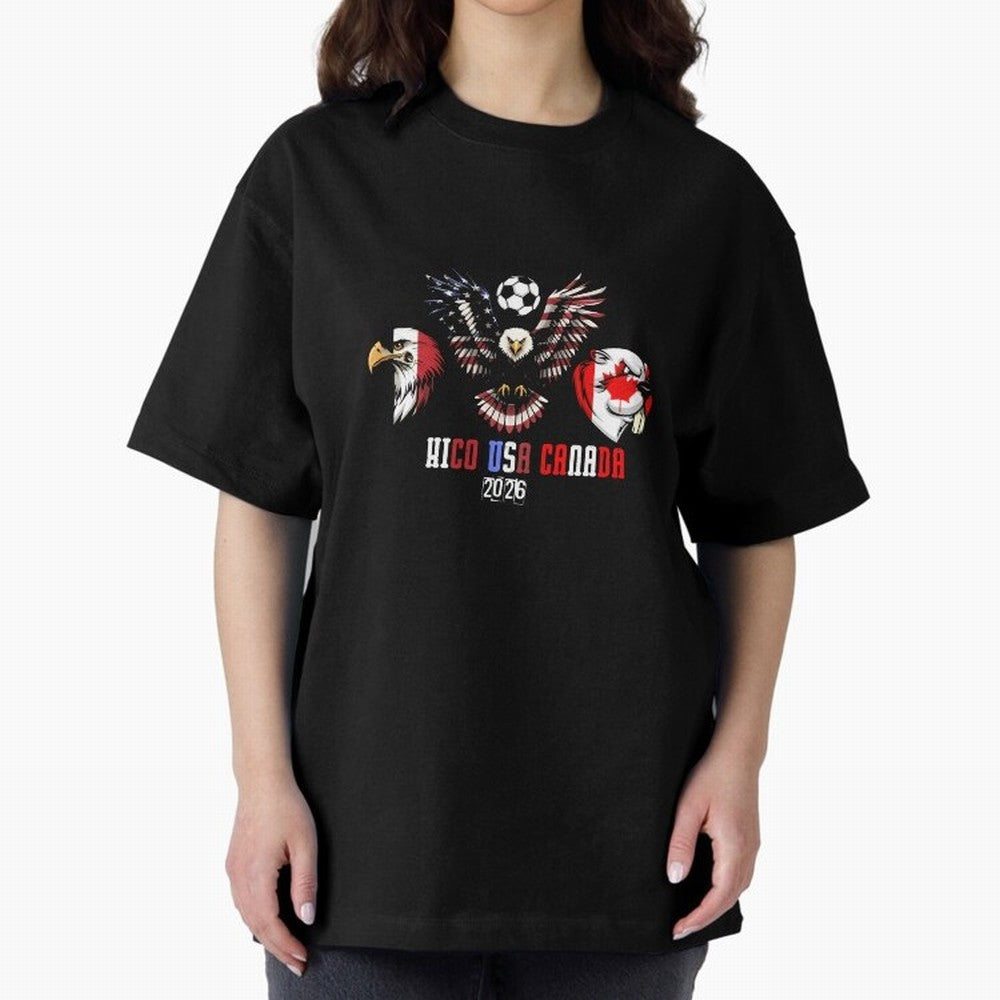 World cup 2026 T-Shirt_84564047 Oversized T-Shirt Keep Football History Alive during the FIFA World Cup 2026 Group Stage Journey through Messi Highlights, France Pride, Vintage Soccer Flavor, Modern Football Stars, National Flags and Final Night