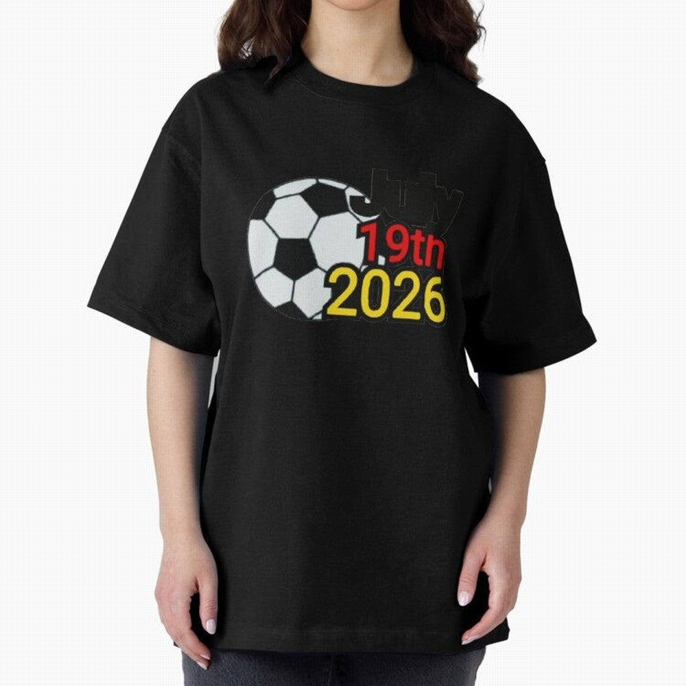 USA 2026- Germany Oversized T-Shirt Bring International Match Energy to FIFA World Cup 2026 USA Canada Mexico Capturing Messi and Cristiano Ronaldo, Germany Energy, Goal Celebration Energy, Supporter Heritage, Football Icons and Worldwide