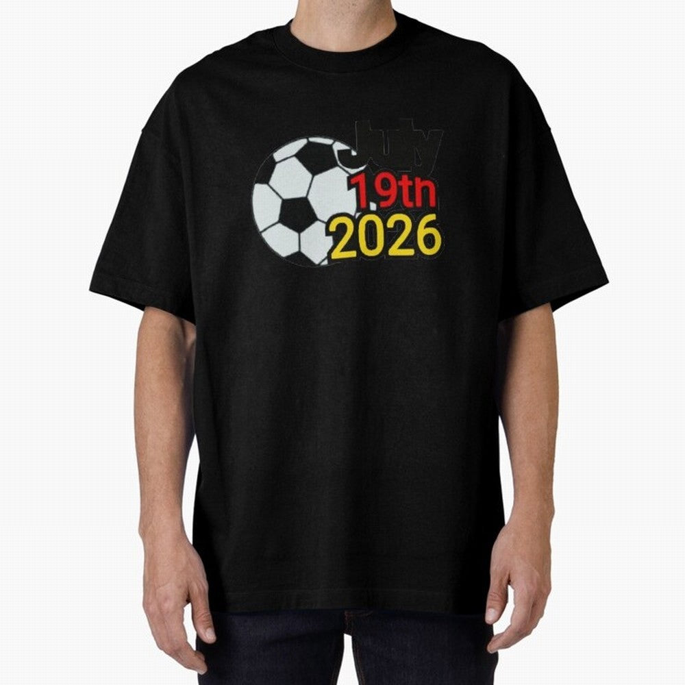 USA 2026- Germany Oversized T-Shirt Bring International Match Energy to FIFA World Cup 2026 USA Canada Mexico Capturing Messi and Cristiano Ronaldo, Germany Energy, Goal Celebration Energy, Supporter Heritage, Football Icons and Worldwide