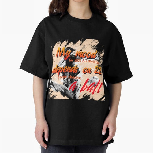 2026 World Cup T-shirt Oversized T-Shirt Bring Bold Fan Energy to Match Day Hype around FIFA World Cup 2026 USA Canada Mexico, Neymar, England, Classic Soccer Heritage, Championship Pressure, Fan Loyalty and International Pride; Perfect for