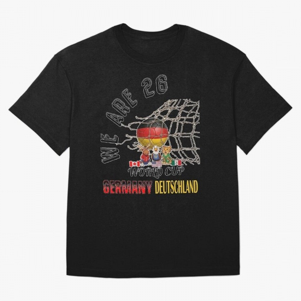 World cup 26 - Germany Oversized T-Shirt Back Your Heroes with Match Day Hype around FIFA World Cup 2026 Group Stage, Haaland and Mbappe, Brazil, Portugal and Argentina, Football History, Final Match Energy, Crowd Noise and Once in a Lifetime