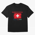 SWETZERLAND WORLD CUP 2026 Oversized T-Shirt Follow FIFA World Cup 2026 Centered on CR7 and Messi, France and Portugal Energy, Goal Celebration Energy, Supporter Heritage, Football Icons and Worldwide Tournament Joy; Made for Die Hard Supporters,