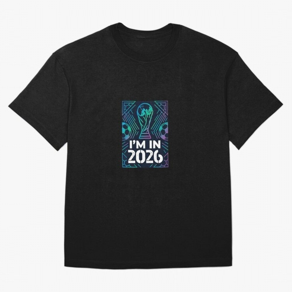 World Cup 2026 Oversized T-Shirt Get Ready for FIFA World Cup 2026 USA Canada Mexico Spirit, Built around Brazil, Messi, CR7 and Mbappe, Game Day Rituals, Football Legends, Country Pride and the Road to the Final; Created for Match Day Parties,