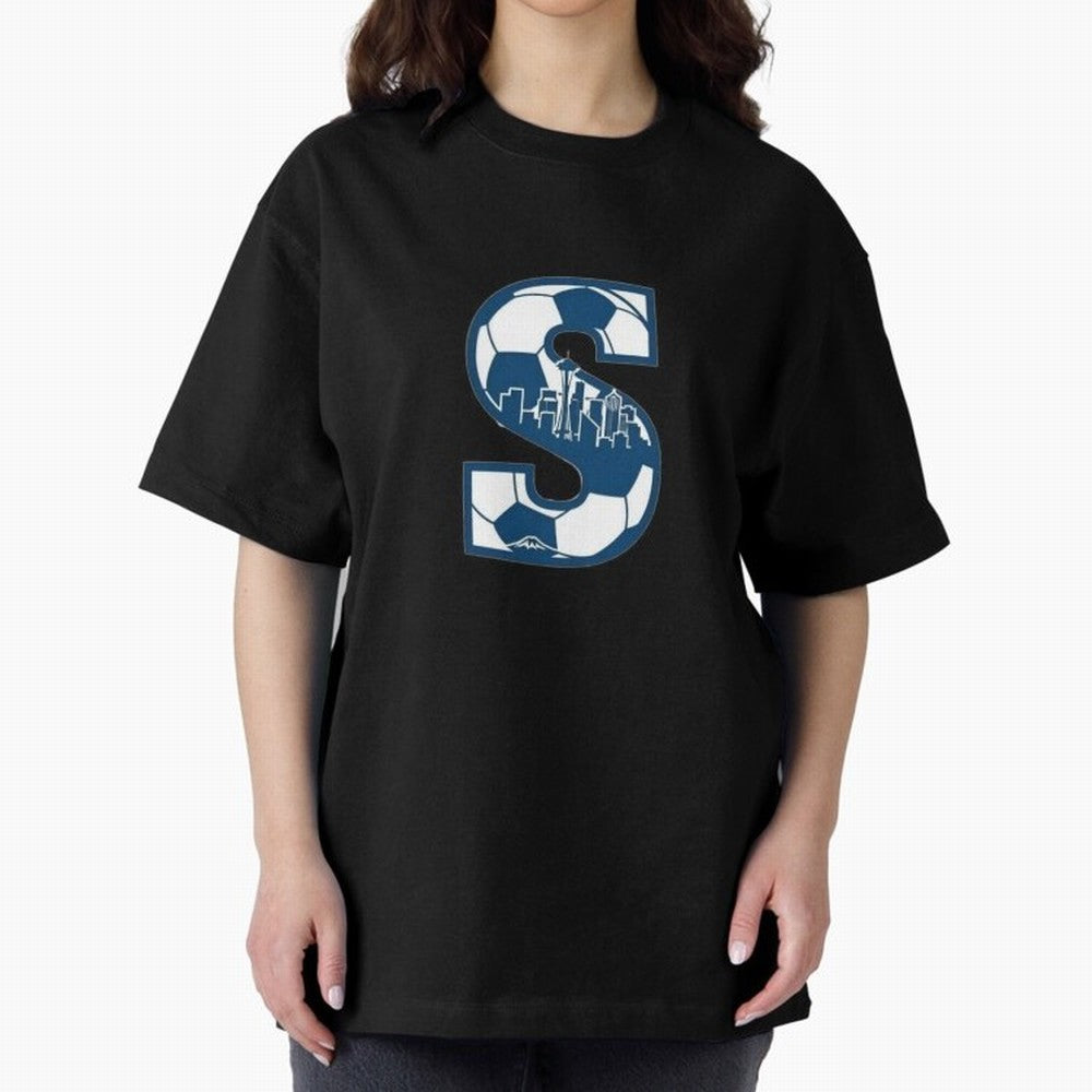 Seattle Soccer 2026 Oversized T-Shirt Enjoy Match Day Hype around FIFA World Cup 2026 Group Stage, CR7 and Messi, France and Portugal, Football History, Final Match Energy, Crowd Noise and Once in a Lifetime Moments; Ideal for Fans Who Follow