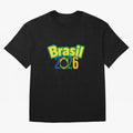 Brasil 2026 Football Mission - Road to Next World Cup T-Shirt Oversized T-Shirt Honor the Beautiful Game during the FIFA World Cup 2026 Journey through Messi, CR7 and Mbappe Highlights, Brazil, Portugal and Argentina Pride, Vintage Soccer Flavor,
