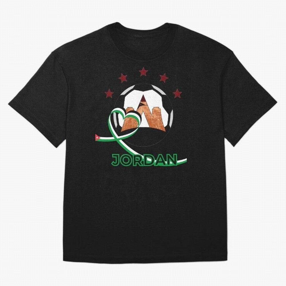 Jordan WC2026 Oversized T-Shirt Live the Energy of Global Football Passion for FIFA World Cup 2026 USA Canada Mexico, Centered on Messi, Spain, Stadium Chants, National Pride, Trophy Dreams and Unforgettable Football Memories; Made for Collectors