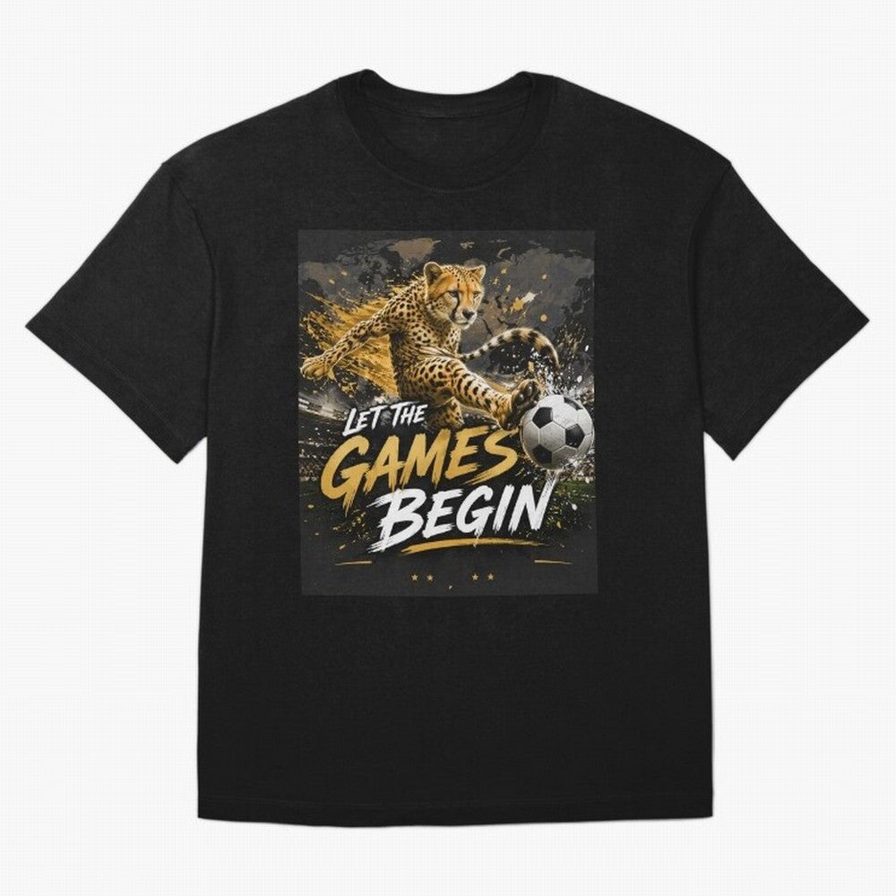 Let The Games Begin-World Cup Soccer @026 Oversized T-Shirt Follow the Road to Match Day Hype around FIFA World Cup 2026, Cristiano Ronaldo, Germany, Fan Favorite Moments, National Team Passion, Big Match Drama and Soccer History; Perfect for Fans,